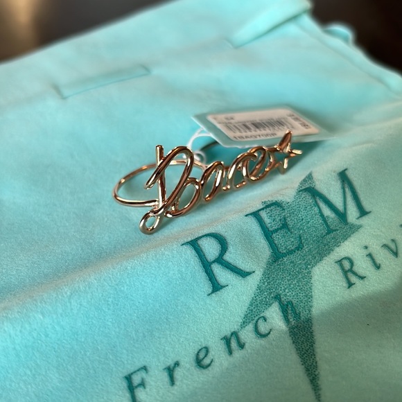 Two finger Peace ring sterling silver and rose gold. NWT  REM - Picture 3 of 13